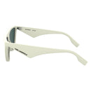 White Injected Sunglasses