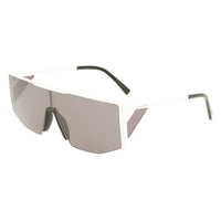 White Metal Sunglasses