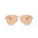 Brown Metal Sunglasses