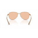 Brown Metal Sunglasses