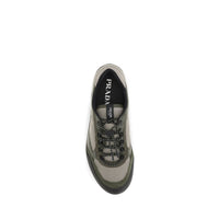 Bicolor Polyester Athletic Sneakers