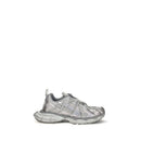Gray Polyethylene Athletic Sneakers