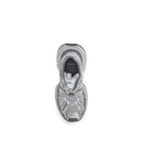 Gray Polyethylene Athletic Sneakers