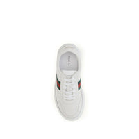 White Calf Leather Bos Taurus Chunky Sneakers