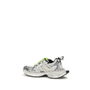 Gray Polyester Athletic Sneakers