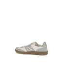 White Calf Leather Bos Taurus Athletic Sneakers