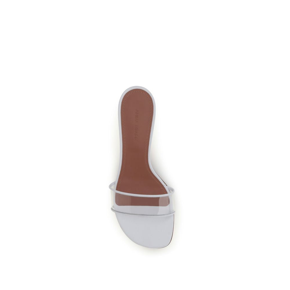 White Calf Leather Bos Taurus Sandals