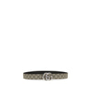 Beige Calf Leather Bos Taurus Regular Belt