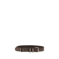 Brown Suede Leather Regular Belt