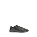 Black Calf Leather Bos Taurus Athletic Sneakers