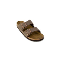 Brown Leather Slippers