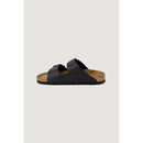 Black Synthetic Slippers