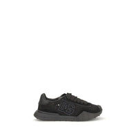 Black Calf Leather Bos Taurus Chunky Sneakers
