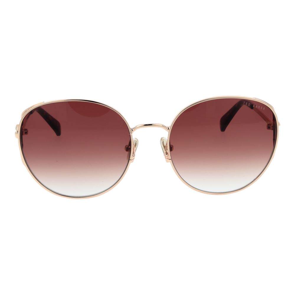Rose Gold Metal Sunglasses