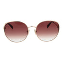 Rose Gold Metal Sunglasses