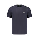 Blue Cotton Men's T-Shirt