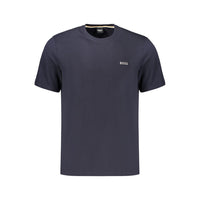 Blue Cotton Men's T-Shirt