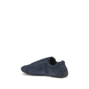 Blue Calf Leather Bos Taurus Athletic Sneakers