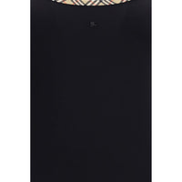 Black Elastane One-Piece Swimsuit