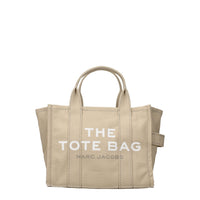 Beige Fabric Handbag