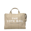 Beige Fabric Handbag