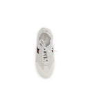 White Calf Leather Bos Taurus Low Top Sneakers