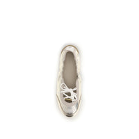 Silver Calf Leather Bos Taurus Sneakers