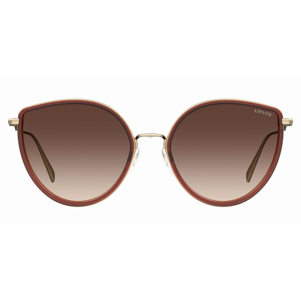 Brown Metal Sunglasses