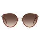 Brown Metal Sunglasses
