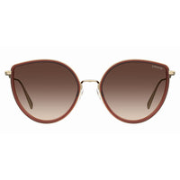 Brown Metal Sunglasses