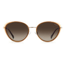 Beige Plastic Sunglasses