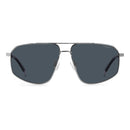 Gray Stainless Steel Sunglasses