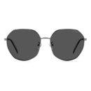 Gray Metal Sunglasses