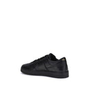 Black Calf Leather Bos Taurus Low Top Sneakers