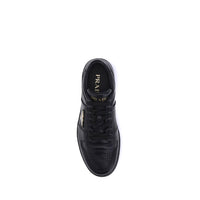Black Calf Leather Bos Taurus Low Top Sneakers