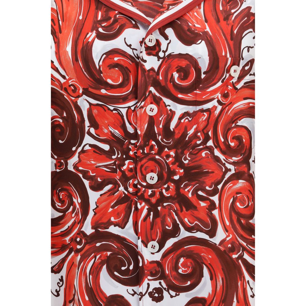 Red Silk Shirt
