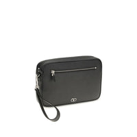 Black Calf Leather Bos Taurus Wallet