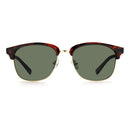 Brown Metal Sunglasses