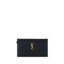 Black Calf Leather Bos Taurus Clutch Bag