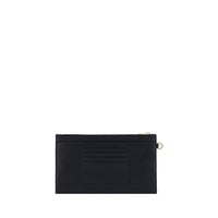 Black Calf Leather Bos Taurus Clutch Bag