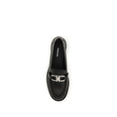 Black Calf Leather Bos Taurus Slip-On Loafers