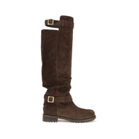 Brown Calf Leather Bos Taurus Over The Knee