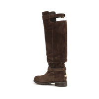 Brown Calf Leather Bos Taurus Over The Knee