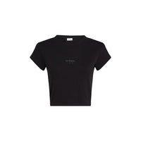 Black Cotton T-Shirt