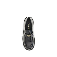 Black Calf Leather Bos Taurus Slip-On Loafers