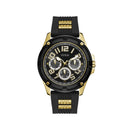 Black Synthetic Dress Watch