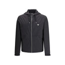Black Recycled Polyamide Shell Jacket