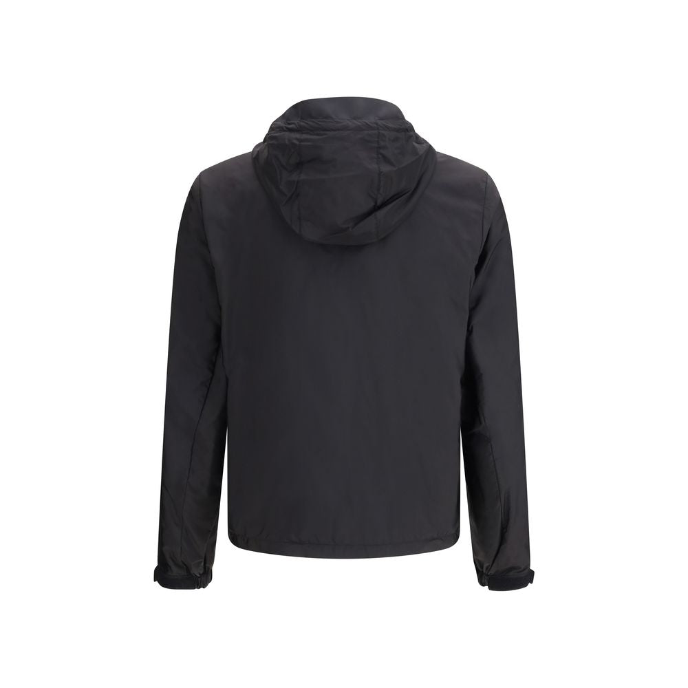 Black Recycled Polyamide Shell Jacket