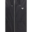 Black Recycled Polyamide Shell Jacket