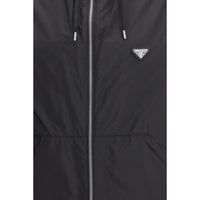 Black Recycled Polyamide Shell Jacket